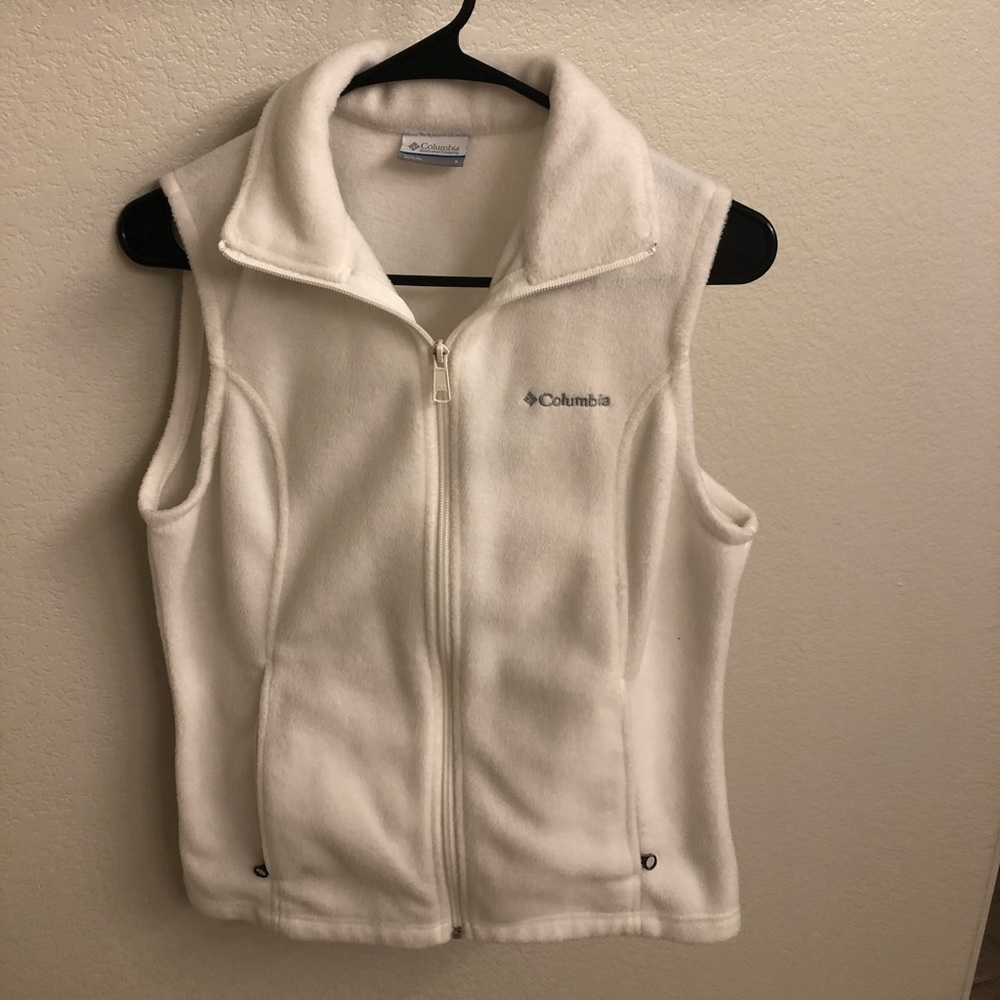 EUC! White Columbia Vest